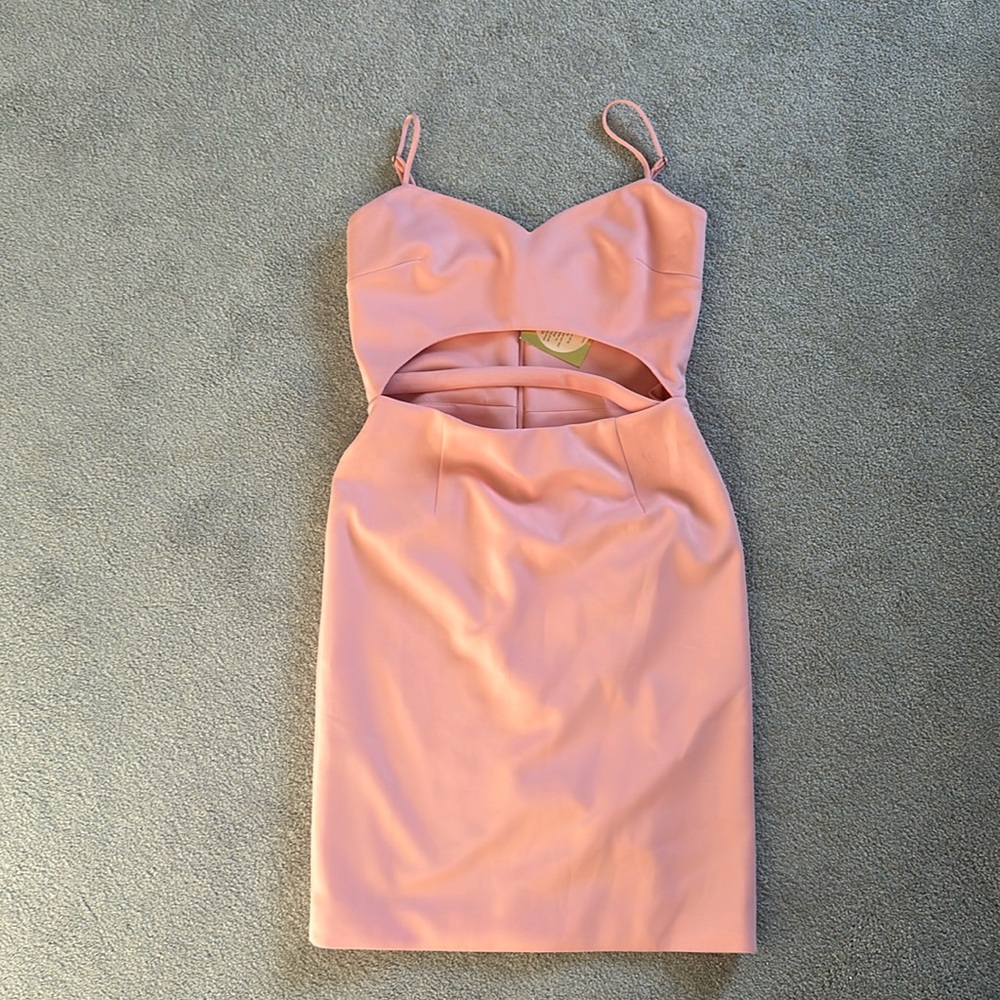 Kittenish pink dress